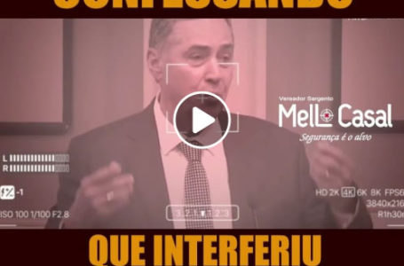 MINISTRO DO STF CONFESSA INTERFERÊNCIA NO LEGISLATIVO